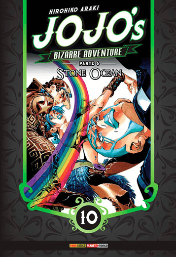 Capa do Jojo's Bizarre Adventure - Parte 6: Stone Ocean - Vol. 10