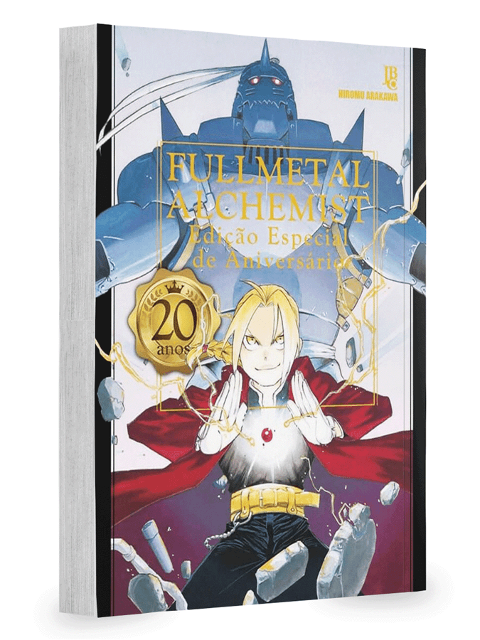 Capa do Fullmetal Alchemist - Edição Especial de Aniversário de 20 anos - Vol. Único