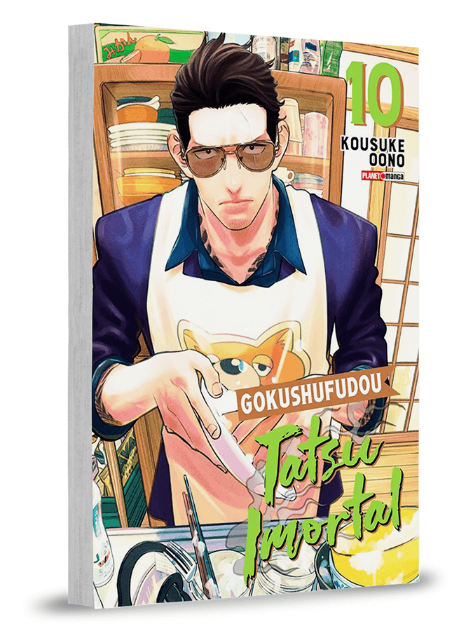 Capa do Gokushufudou - Tatsu Imortal - Vol. 10