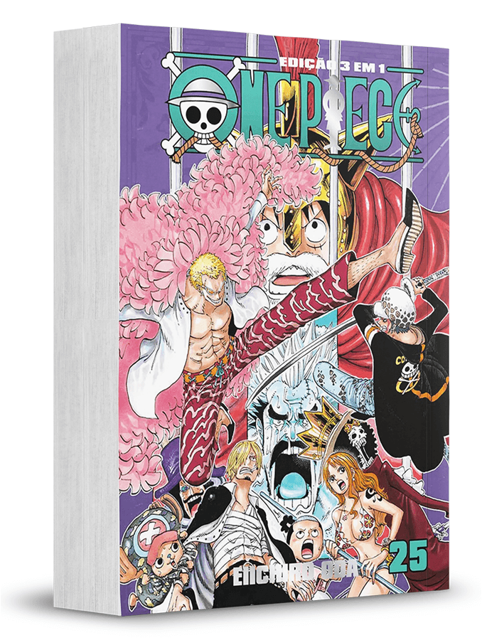 One Piece 3 Em 1 - Vol. 25
