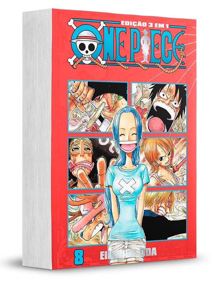 Capa do One Piece 3 Em 1 - Vol. 8