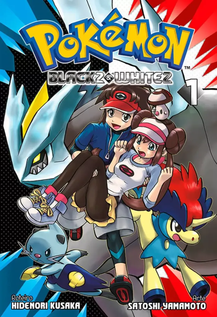 Capa do Pokémon Black 2 & White 2 - Vol. 1