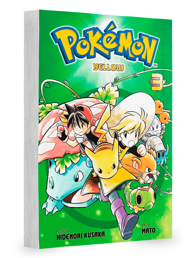 Capa do Pokémon Yellow - Vol. 3