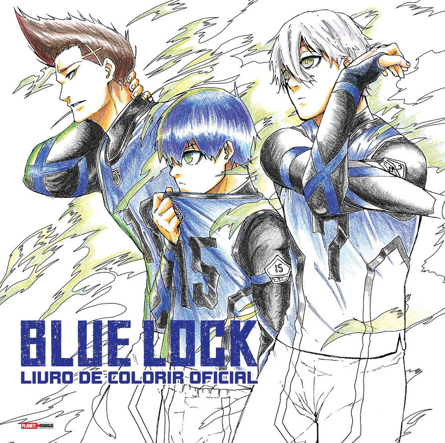 Capa do Blue Lock - Livro De Colorir - Vol. 1