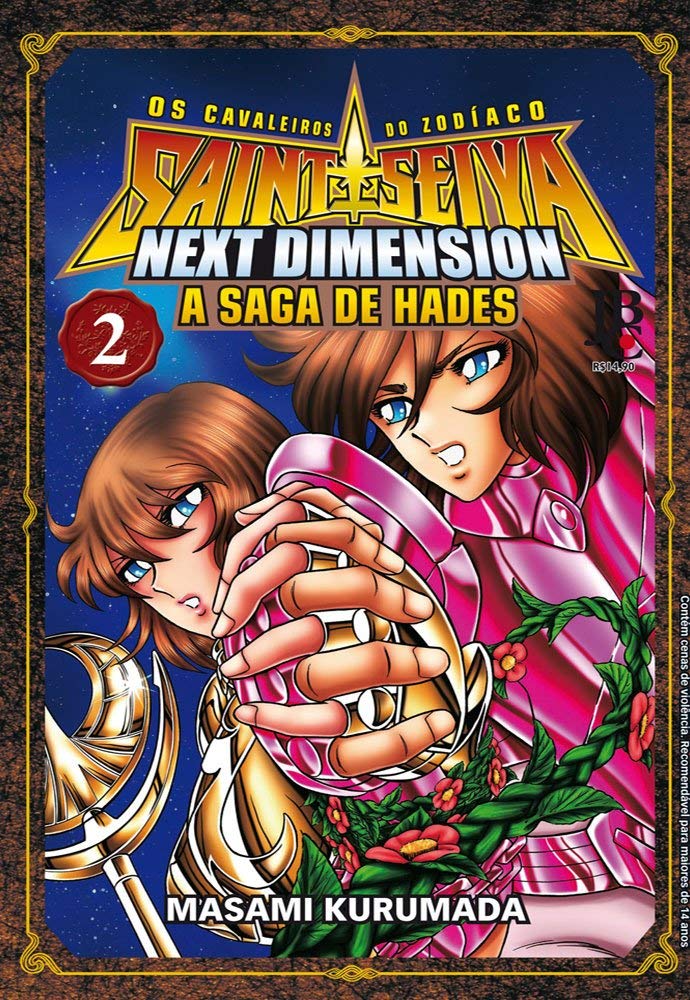 Capa do Cavaleiros do Zodíaco - Next Dimension: A Saga de Hades - Vol. 2