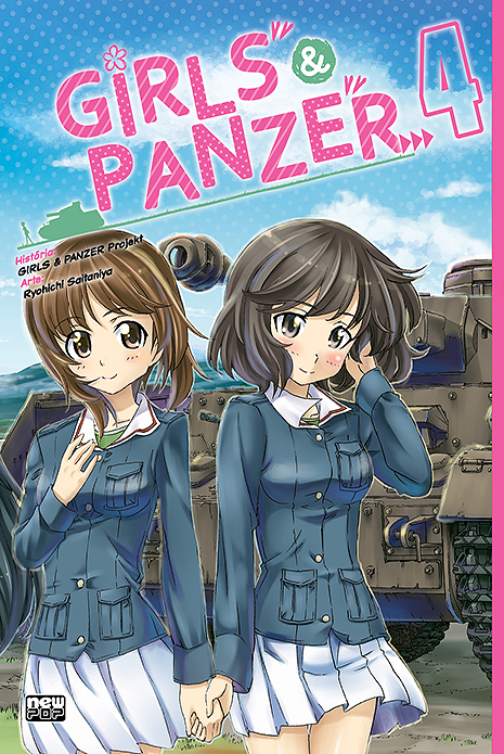 Capa do Girls And Panzer - Vol. 4