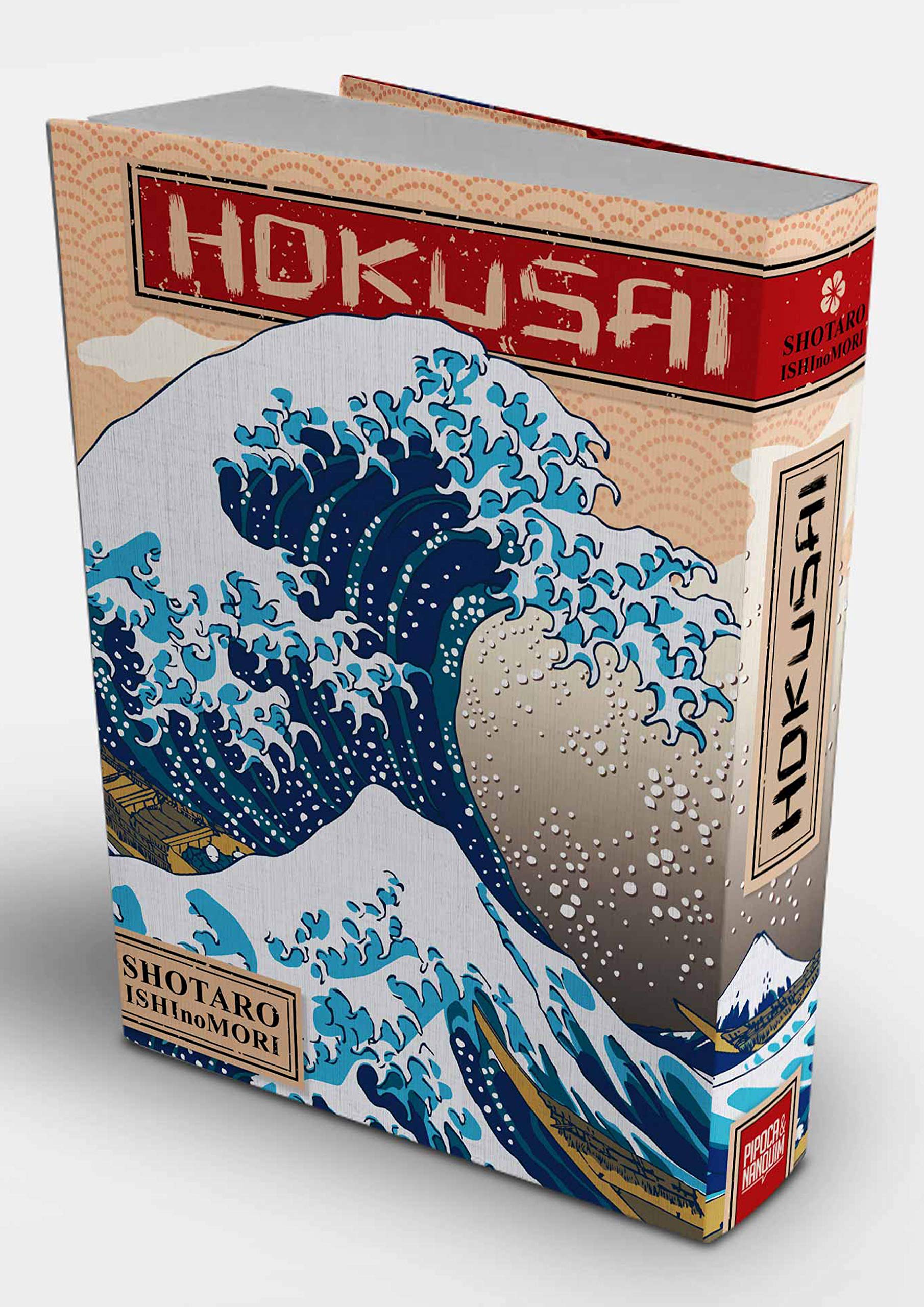 Capa do Hokusai (Biografia em Mangá) Volume Único - Vol. Único