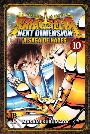 Capa do Cavaleiros do Zodiaco - Next Dimension - Vol. 10