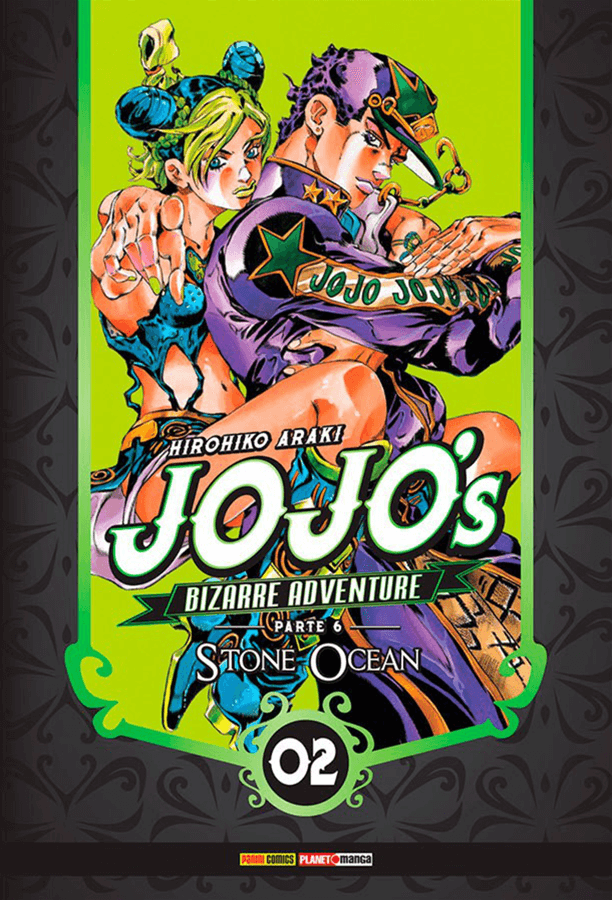 Capa do Jojo's Bizarre Adventure - Parte 6: Stone Ocean - Vol. 2