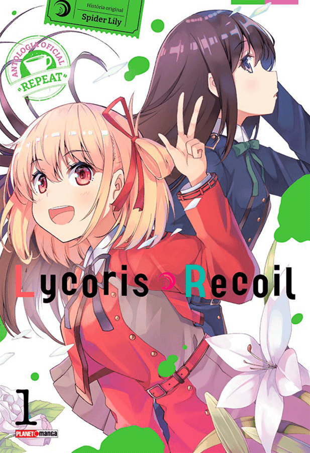 Capa do Lycoris Recoil - Anthology - Repeat - Vol. 1