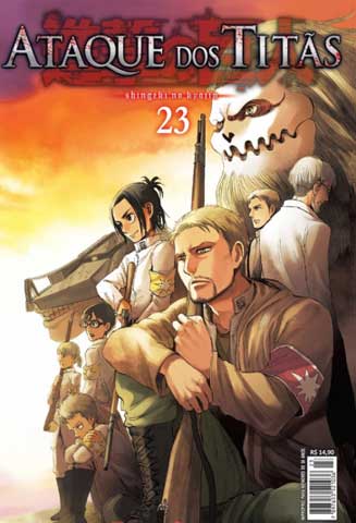 Capa do Ataque dos Titãs - Vol. 23