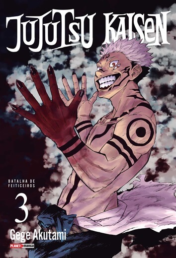 Capa do Jujutsu Kaisen - Batalha de Feiticeiros - Vol. 3