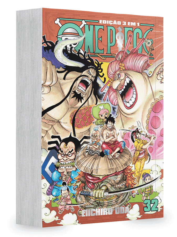 Capa do One Piece 3 Em 1 - Vol. 32