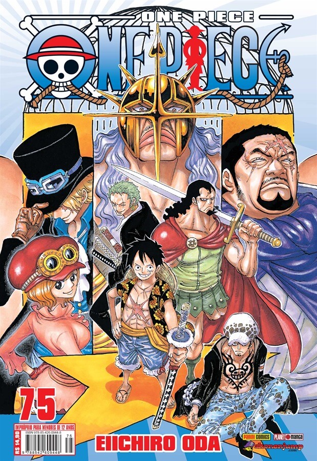 Capa do One Piece - Vol. 75