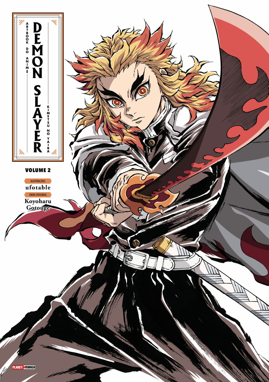 Capa do Demon Slayer Artbook: Animê - Vol. 2