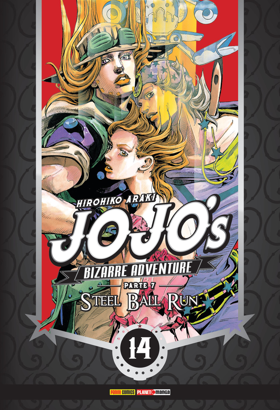 Capa do Jojo's Bizarre Adventure - Parte 7 - Steel Ball Run - Vol. 14