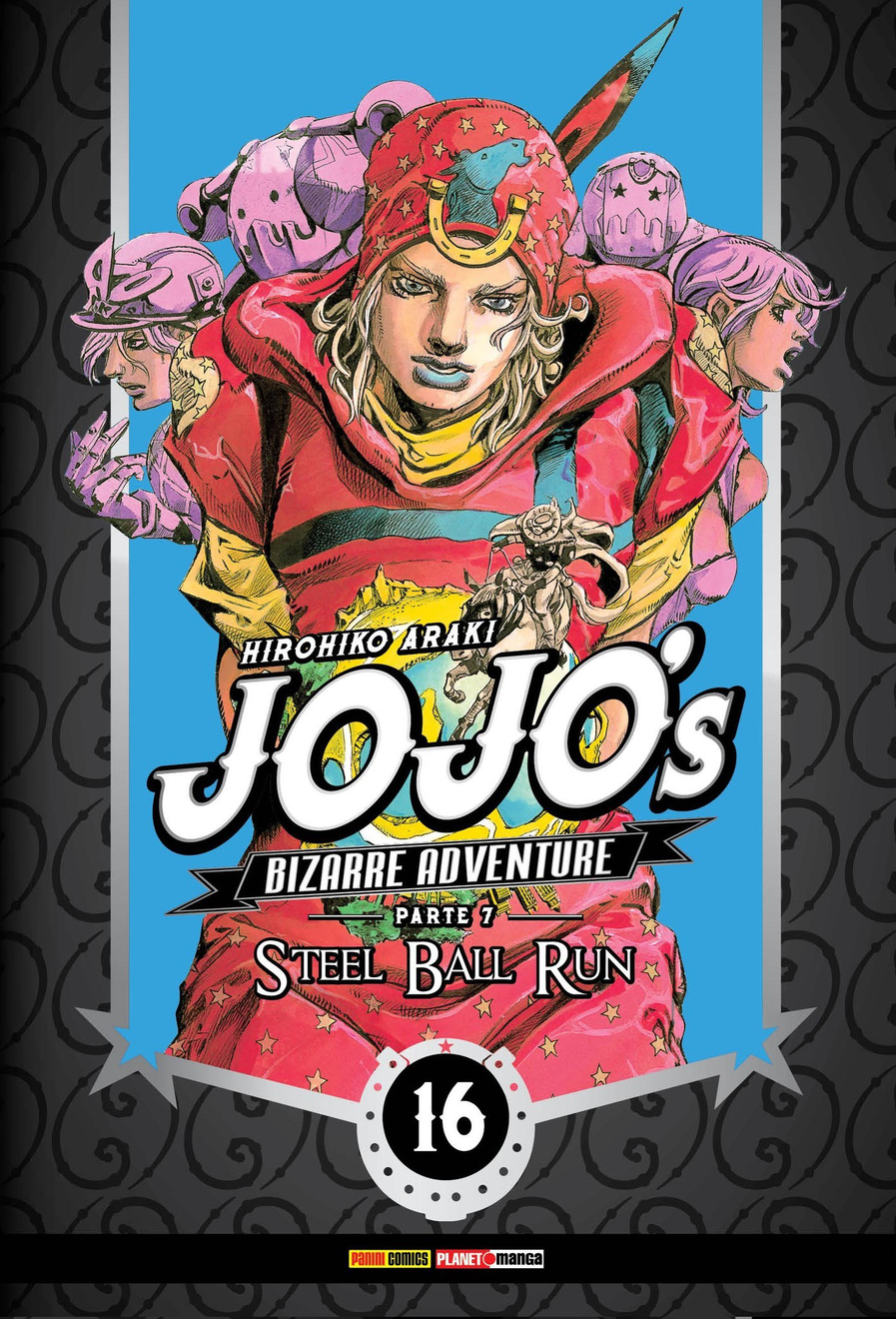 Capa do Jojo's Bizarre Adventure - Parte 7 - Steel Ball Run - Vol. 16