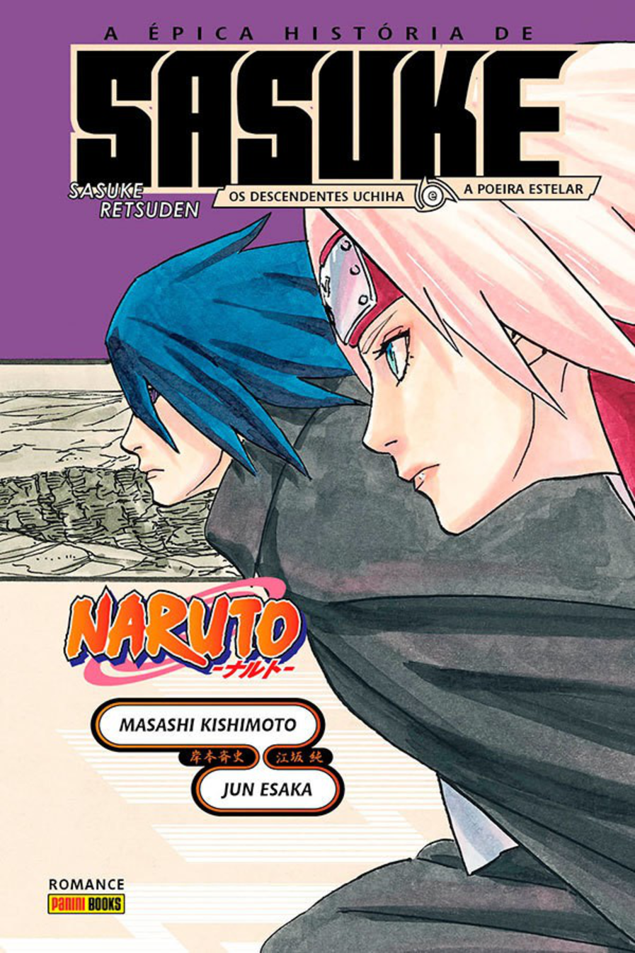 Capa do Naruto - A Épica História De Sasuke: Os Descendentes De Uchiha E A Sacra Poeira Estelar - Vol. 1