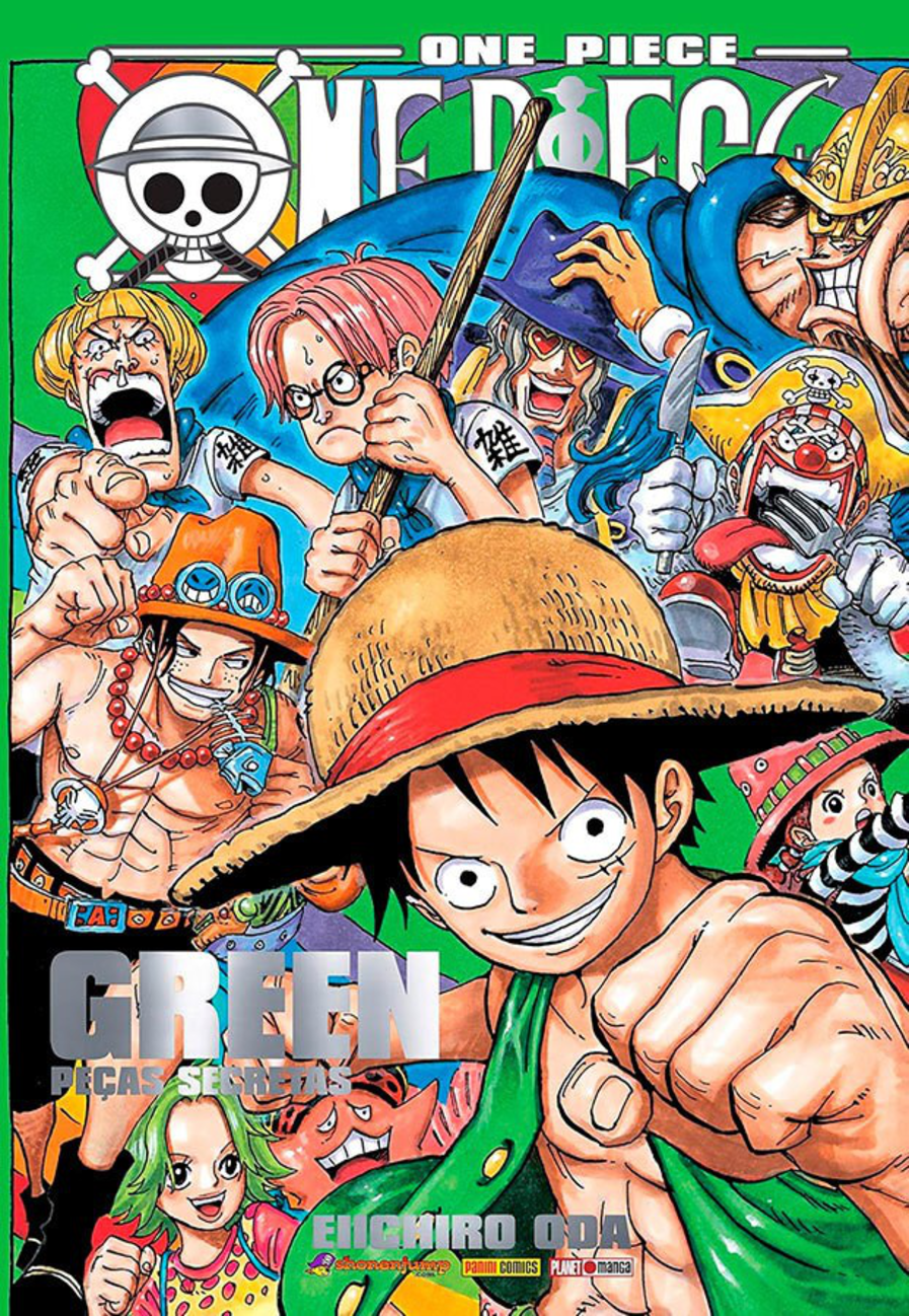 Capa do One Piece Green - Peças Secretas - Databook Iv - Vol. 1