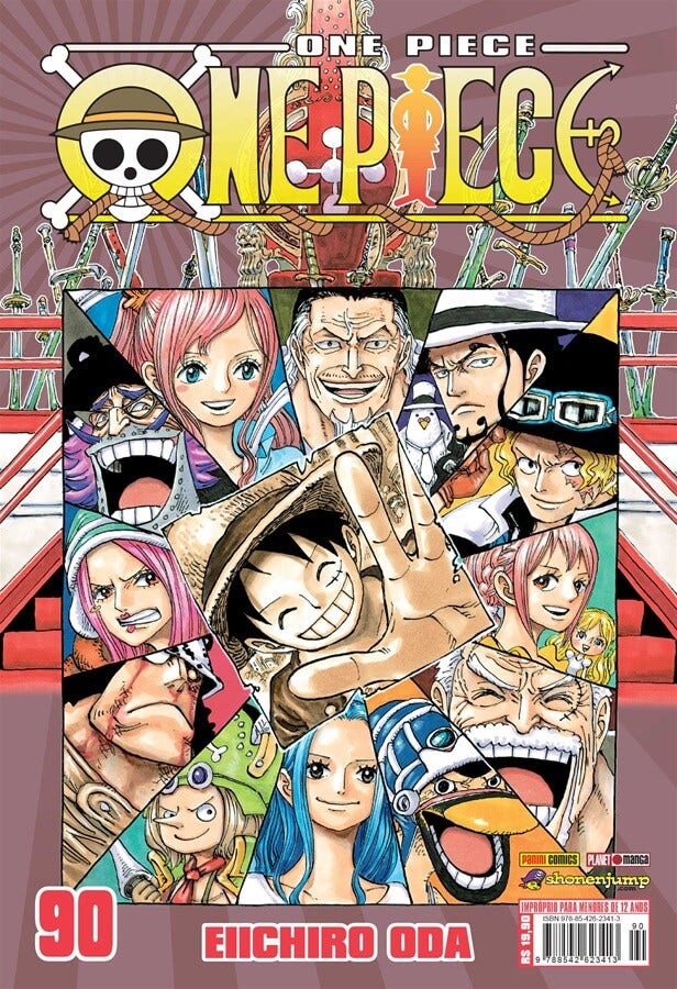 Capa do One Piece - Vol. 90