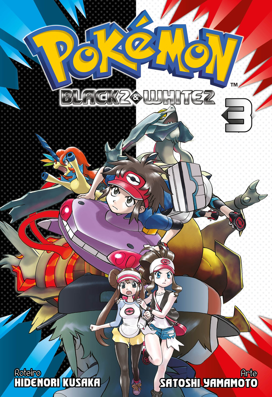 Capa do Pokémon Black 2 & White 2 - Vol. 3
