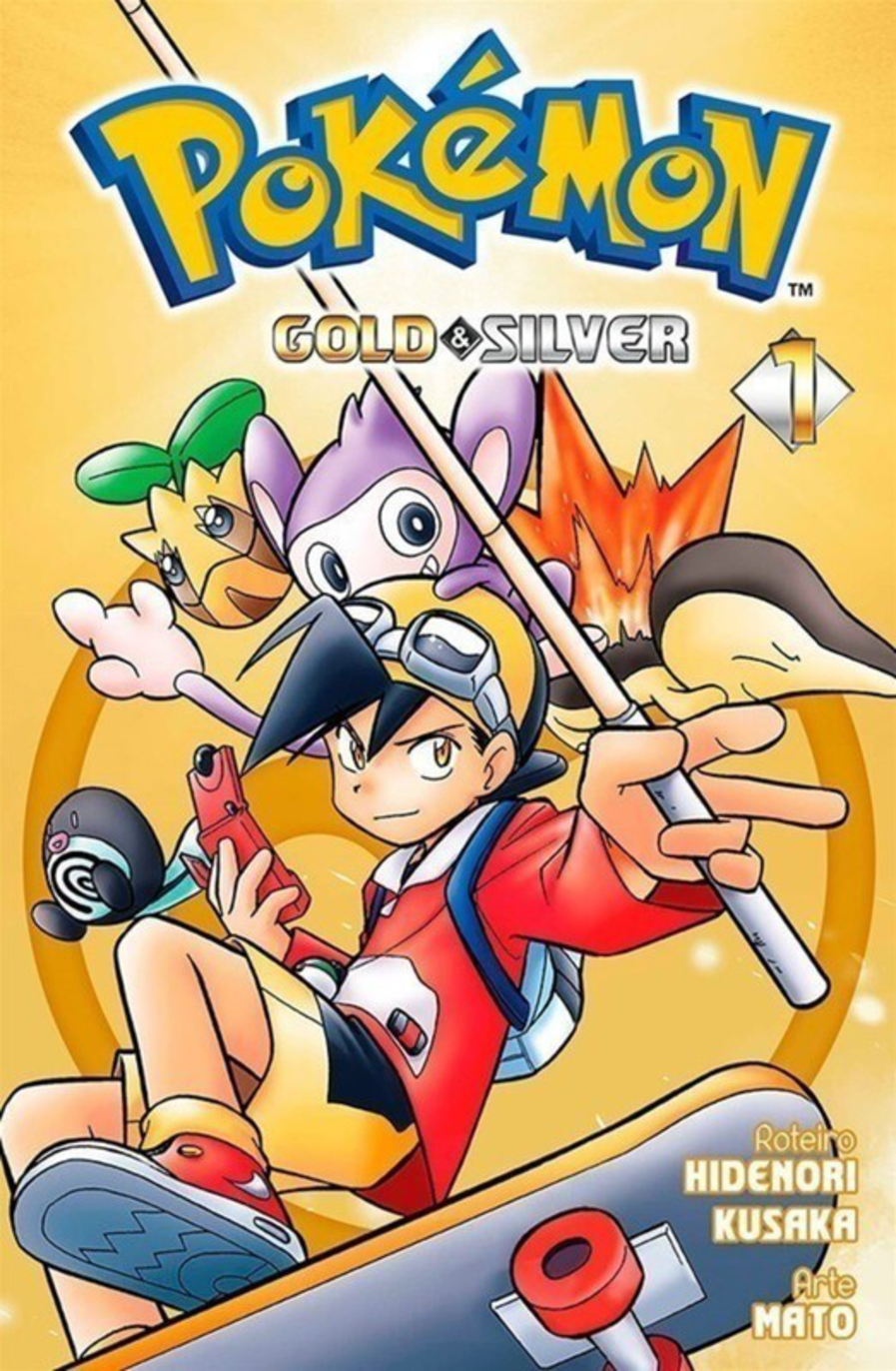 Capa do Pokémon Gold And Silver - Vol. 1