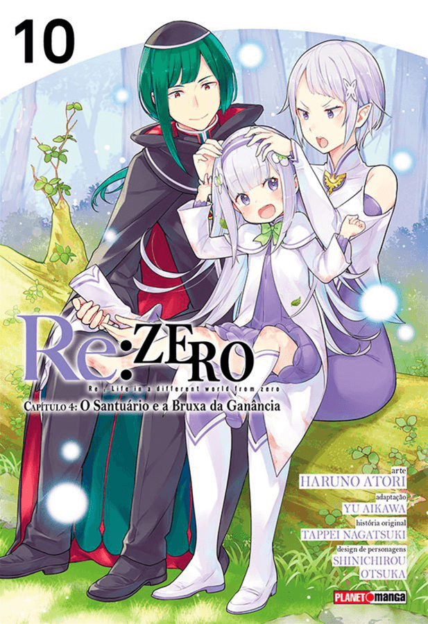 Capa do Re: Zero Capítulo 4: O Santuário E A Bruxa Da Ganância - Vol. 10