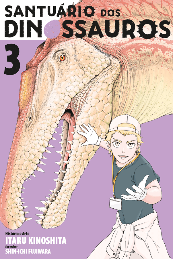 Capa do Santuário dos Dinossauros - Vol. 3