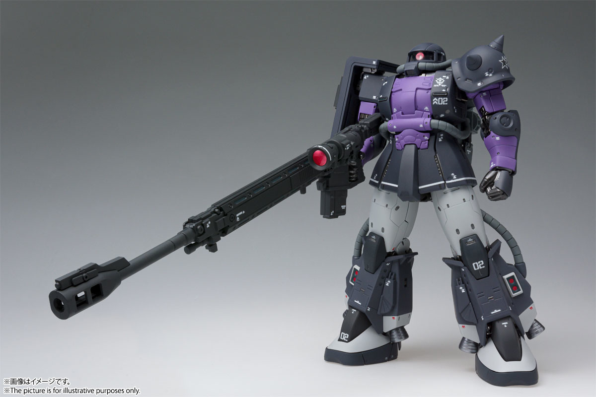 Imagem Kidou Senshi Gundam: the Origin - MS-06R-1A Zaku II High Mobility Type (Black Tri-Stars)