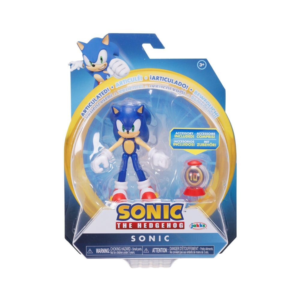 Imagem Sonic the Hedgehog - Sonic 4-Inch Articulated Figure  (Wave 14) (Jakks Pacific)