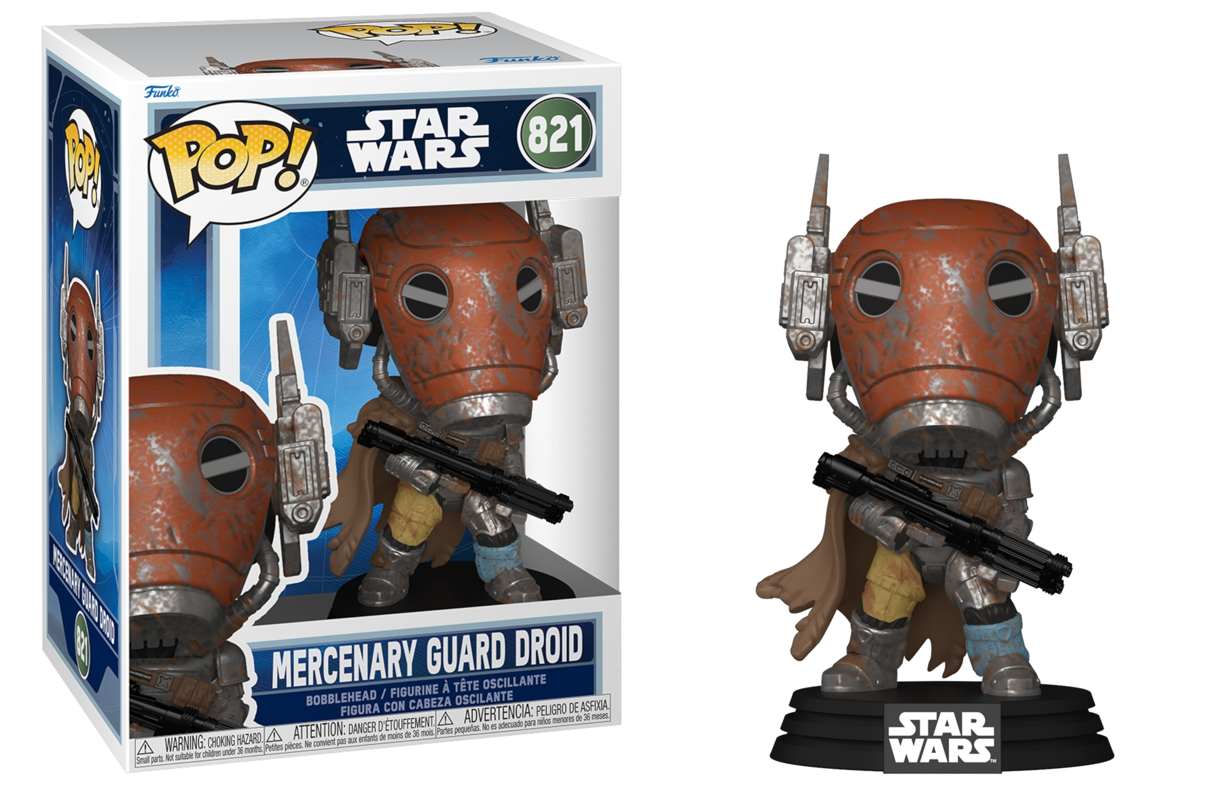Mercenary Guard Droid 821 3.75