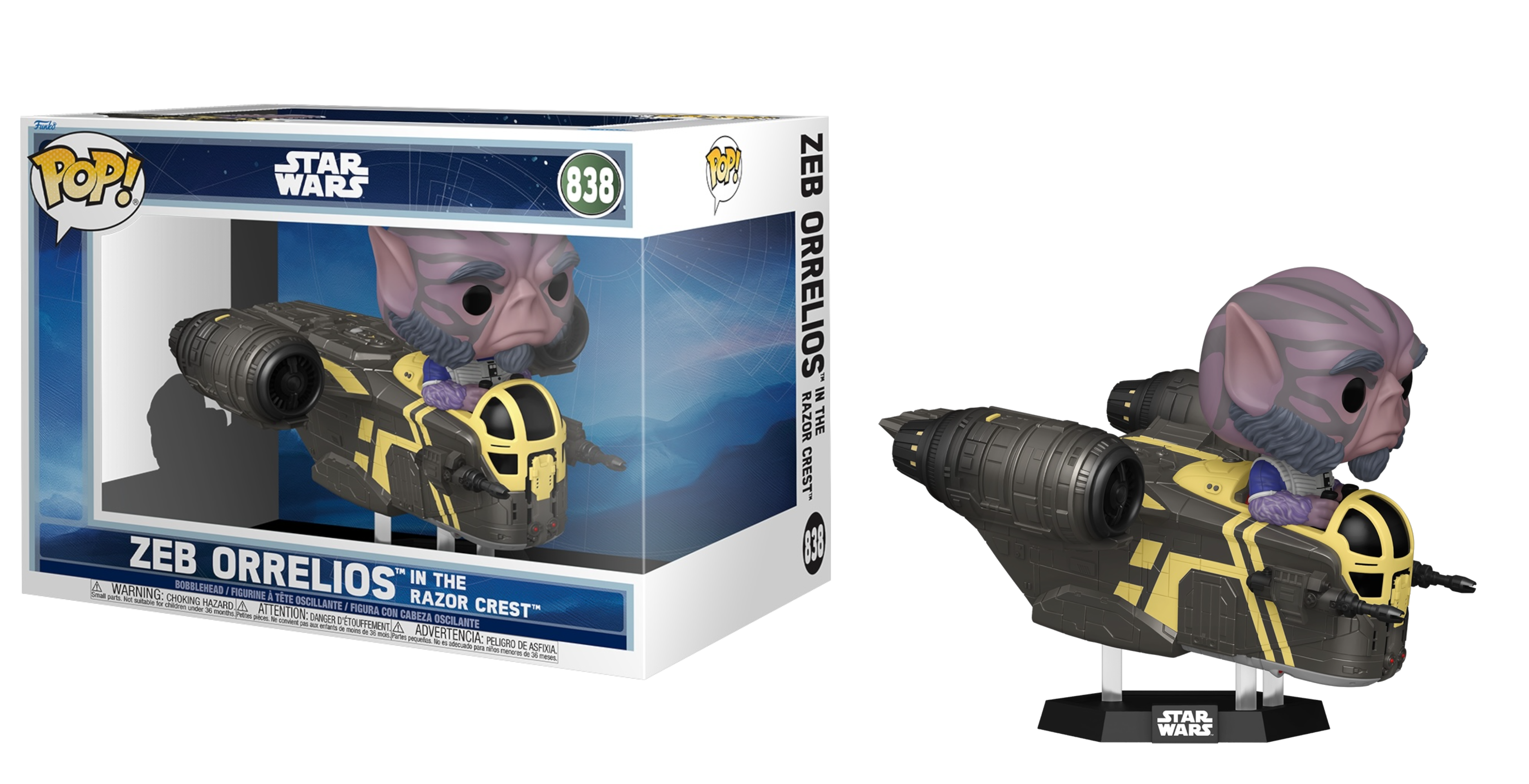 Zeb Orrelios in the Razor Crest 838 3.75