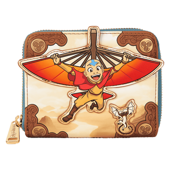 Imagem do Avatar: The Last Airbender Aang Glider Staff Zip Around Wallet 0 4