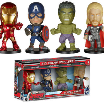 Imagem do Avengers Wacky Wobblers 4-Pack 0 0.00