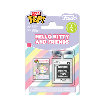 Imagem do Bitty Pop! & Accessories Hello Kitty (Unicorn) & Keychain 0 0.00
