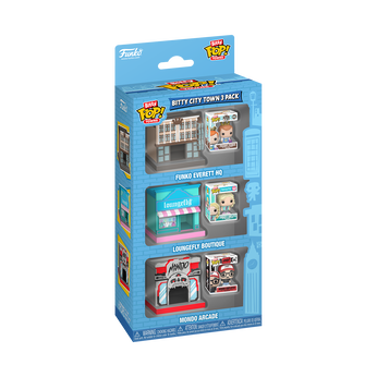 Imagem do Bitty Pop! City Towns Funko HQ, Loungefly Boutique, & Mondo Arcade 3-Pack 0 0.00