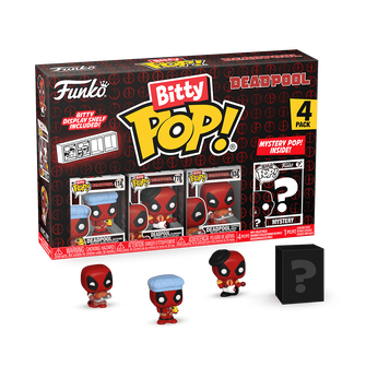 Imagem do Bitty Pop! Deadpool 4-Pack Series 2 0 0.90