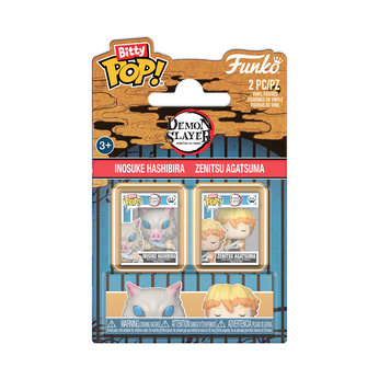 Imagem do Bitty Pop! Inosuke Hashibira & Zenitsu Agatsuma 2-Pack 0 0.00