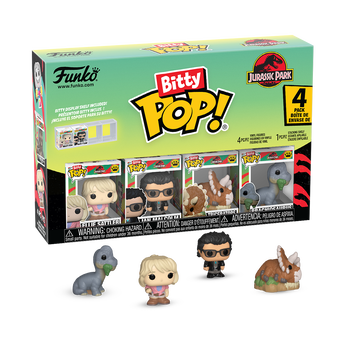 Bitty Pop! Jurassic Park 4-Pack Series 1 0 4