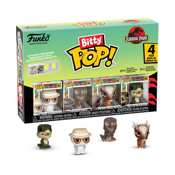 Bitty Pop! Jurassic Park 4-Pack Series 2 0 0.90