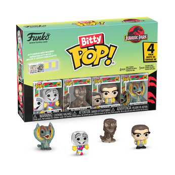 Bitty Pop! Jurassic Park 4-Pack Series 3 0 0.90