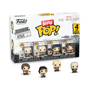 Imagem do Bitty Pop! Netflix The Witcher 4-Pack Series 1 0 0.00