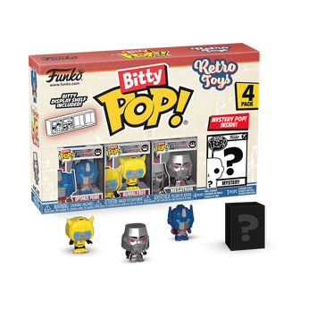 Imagem do Bitty Pop! Retro Toys Transformers 4-Pack Series 2 0 0.00
