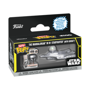 Imagem do Bitty Pop! Rides The Mandalorian in N1 Starfighter (with Grogu) 0 0.00