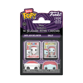 Imagem do Bitty Pop! Santa Jack Skellington & Sally 2-Pack 0 0.00