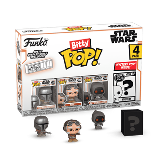 Imagem do Bitty Pop! Star Wars The Mandalorian 4-Pack Series 2 0 0.90