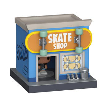 Imagem do Bitty Pop! Towns Skateboarder & Skate Shop 0 0.00