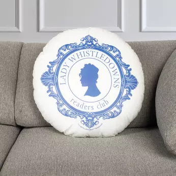 Imagem do Bridgerton Lady Whistledown Reader's Club Pillow 0 0.00