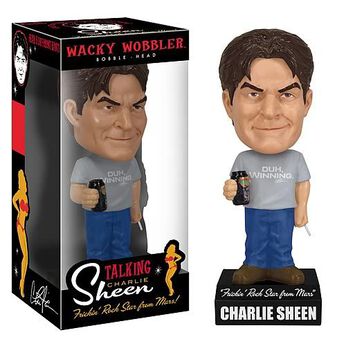 Imagem do Charlie Sheen Talking Wacky Wobbler 0 0.00