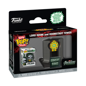 Imagem do Concept Series: Bitty Pop! Towns Lord Doom and Doomstadt Tower 0 0.00
